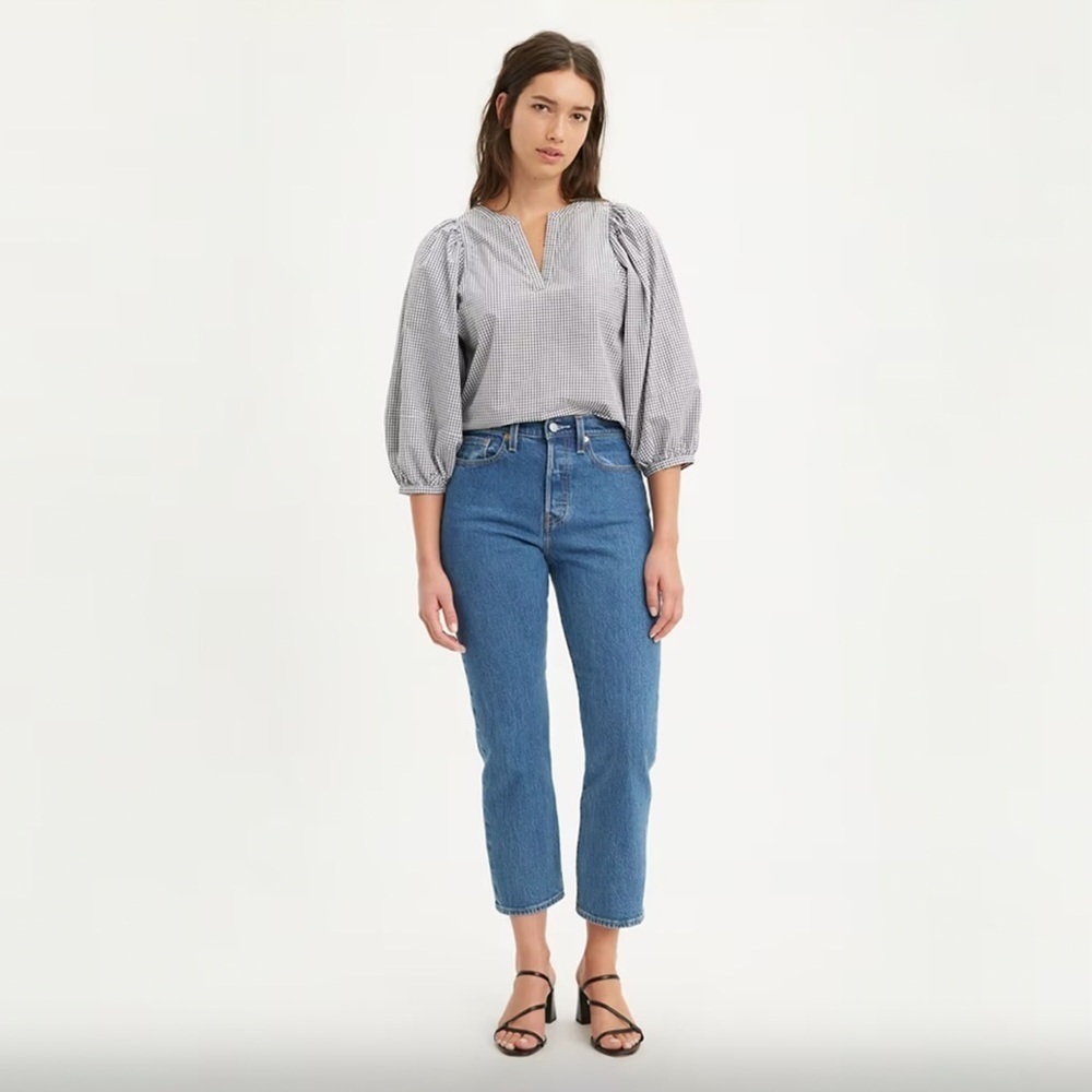 Levi's Premium - Wedgie Straight Fit - Jive Stonewash Medium Wash